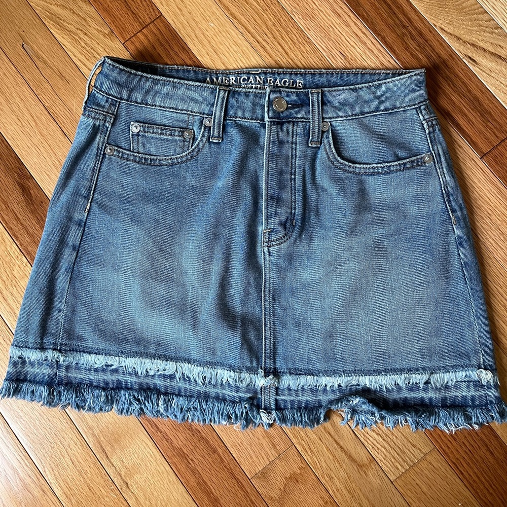 American Eagle Denim Mini Skirt